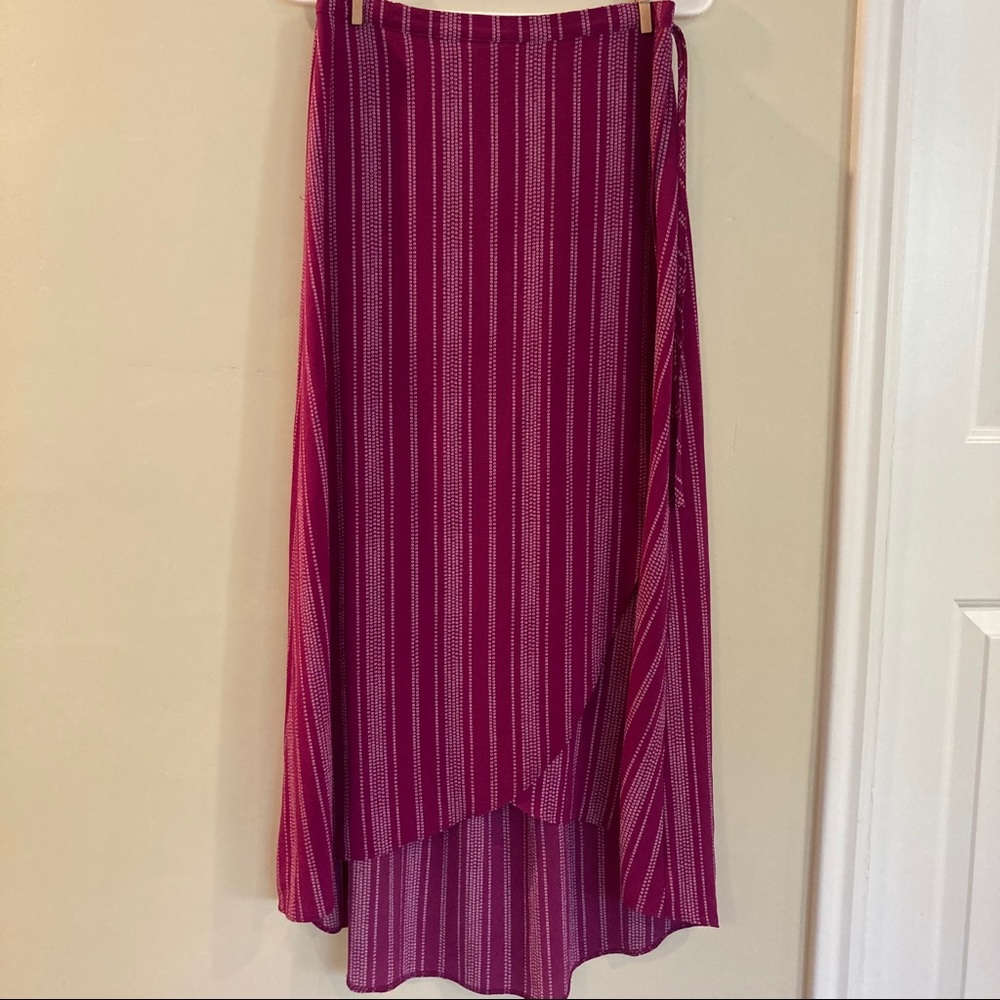 Maurices asymmetric wrap skirt